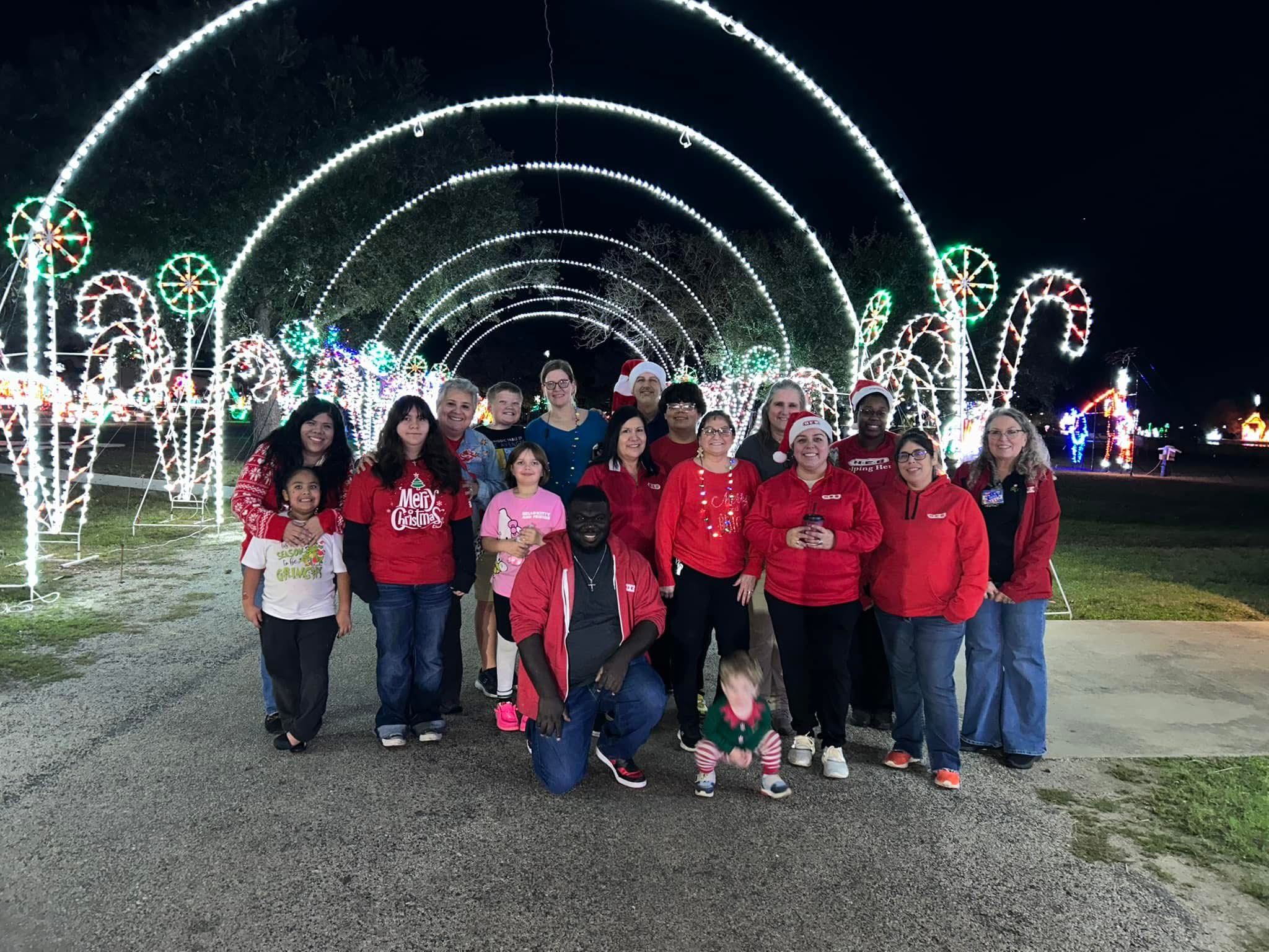 Santa Over Lakeview Knoll